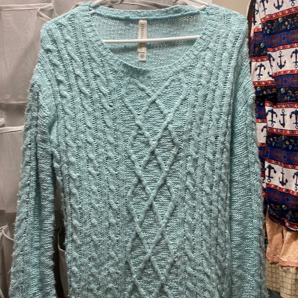 Blue sweater
